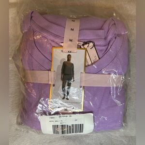 Victoria's Secret Lavender Waffle Henley Jogger Set